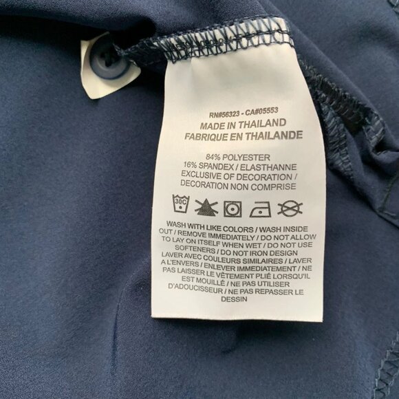 Nike West Virginia Mountaineers Coaches Performance Polo Size Small Blue Gold - Picture 7 of 8